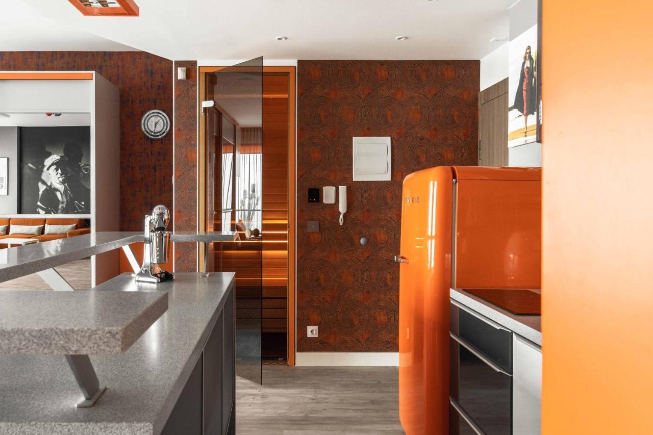 Sky Orange Jacuzzi 28 Floor Apartment ไคลเพดา ภายนอก รูปภาพ